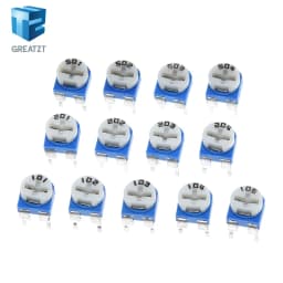 10pcs Rm065 Rm-065 100 200 500 1k 2k 5k 10k 20k 50k 100k 200k 500k 1m Ohm Trimpot Trimmer Potentiometer Variable Resistor