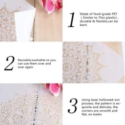 30 * 30cm size diy craft mandala compass mold for painting stencils stamped photo album embossed paper card on wood, fabric wall