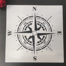 30 * 30cm size diy craft mandala compass mold for painting stencils stamped photo album embossed paper card on wood, fabric wall