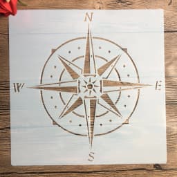 30 * 30cm size diy craft mandala compass mold for painting stencils stamped photo album embossed paper card on wood, fabric wall