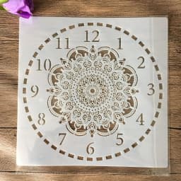 30 * 30cm size diy craft mandala compass mold for painting stencils stamped photo album embossed paper card on wood, fabric wall