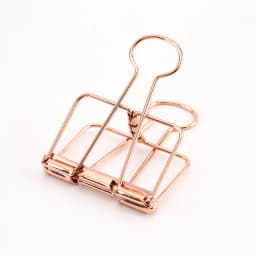8 Colors 3 Sizes Ins Colors Gold Sliver Rose Green Purple Binder metal Clips Large Medium Small Office Study Binder Clips