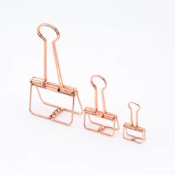 8 Colors 3 Sizes Ins Colors Gold Sliver Rose Green Purple Binder metal Clips Large Medium Small Office Study Binder Clips