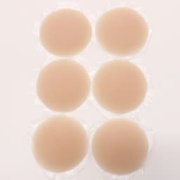 Round Shape Reusable Silicone Nipple Covers Invisible Seamless Breast Petals No Show Full Coverage Nip Pasties Sticky Bra