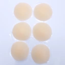 Round Shape Reusable Silicone Nipple Covers Invisible Seamless Breast Petals No Show Full Coverage Nip Pasties Sticky Bra