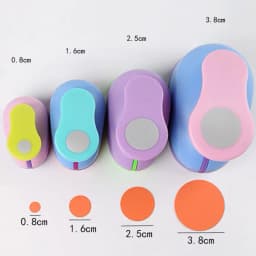 1pc 3" 2" 1.5" 1" Punch Circle Craft Puncher Scrapbooking EVA School Kawaii Paper Cutter дырокол מחורר צורות