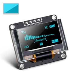 0.96 Inch OLED Display Module SSD1306 I2C IIC SPI Serial 128X64 LCD 4 Pin YellowBlue WhiteBlue for Arduino(Pin Headers Soldered)