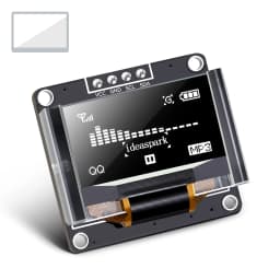 0.96 Inch OLED Display Module SSD1306 I2C IIC SPI Serial 128X64 LCD 4 Pin YellowBlue WhiteBlue for Arduino(Pin Headers Soldered)