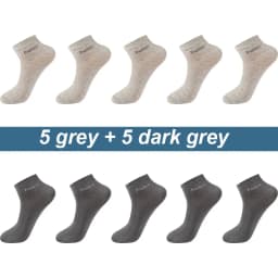 High Quality 10Pairs/Lot Men's Bamboo Fiber Socks Short Casual Breatheable Anti-Bacterial Man Ankle Socks New black busines