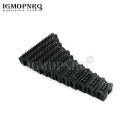 10PCS 2.54 MM Pitch DC3 Through Hole 6 8 10 12 14 16 20 26 30 34 40 50 Pin Straight Male Shrouded PCB IDC Socket Box Header JTAG