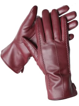 Women's Sheepskin Gloves Winter Warm Plus Velvet Short Thin Touch Screen Driving Color Women's Leather Gloves Good Quality -2226