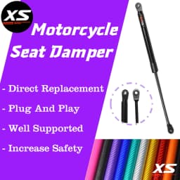 Seat Damper For Suzuki Burgman 650 AN650 2003-2013 With Attached Backrest Adjuster Strut Arm Lift Support Gas Spring Shock Rod