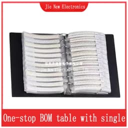 100PCS 0805 1% 0R-10M 1R 4.7R 8.2R 10R 100R 560R 1K 5K6 10K 47K 100K 220K 820K 1M 2M2 3M3 4M7 9.1M 1/8W