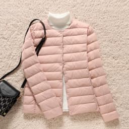 Woman Ultra Light Duck Down Inner Liner Soft Matte Fabric Jacket Lightweight Coat Female