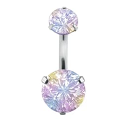 1PC Steel Belly Button Rings Crystal Piercing Navel Heart Style Navel Piercing Earring Belly Piercing Sexy Body Jewelry Ombligo