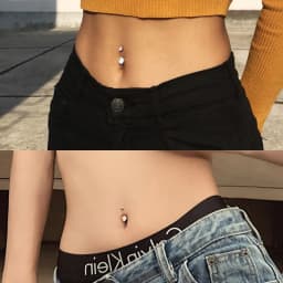 1PC Steel Belly Button Rings Crystal Piercing Navel Heart Style Navel Piercing Earring Belly Piercing Sexy Body Jewelry Ombligo