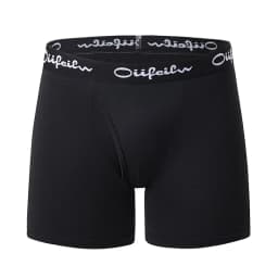 5/10 Pack Multi-size Teenagers To Adults Men's Boyshort Leisure Sports Joker Elastic Waist Long Men's Underwear Can Be Parent-ch