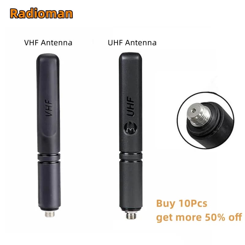 VHF UHF Antenna For Motorola XIR P8668 P8628 P8620 P8600 P8608 GP328D GP338D DGP8550 DGP5050 DEP550 DEP350 Radio Walkie Talkie