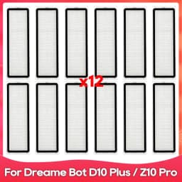 Fit For ( Dreame Bot D10 Plus / RLS3D / Z10 Pro / L10 Plus ) Accessories Main Side Brush Filter Mop Dust Bag Parts Replacement