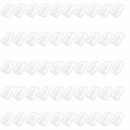 50 Metal Book Line Markers Silver Portable Book Page Markers Multifunctional Hollow Out Book Marker Clip Reading