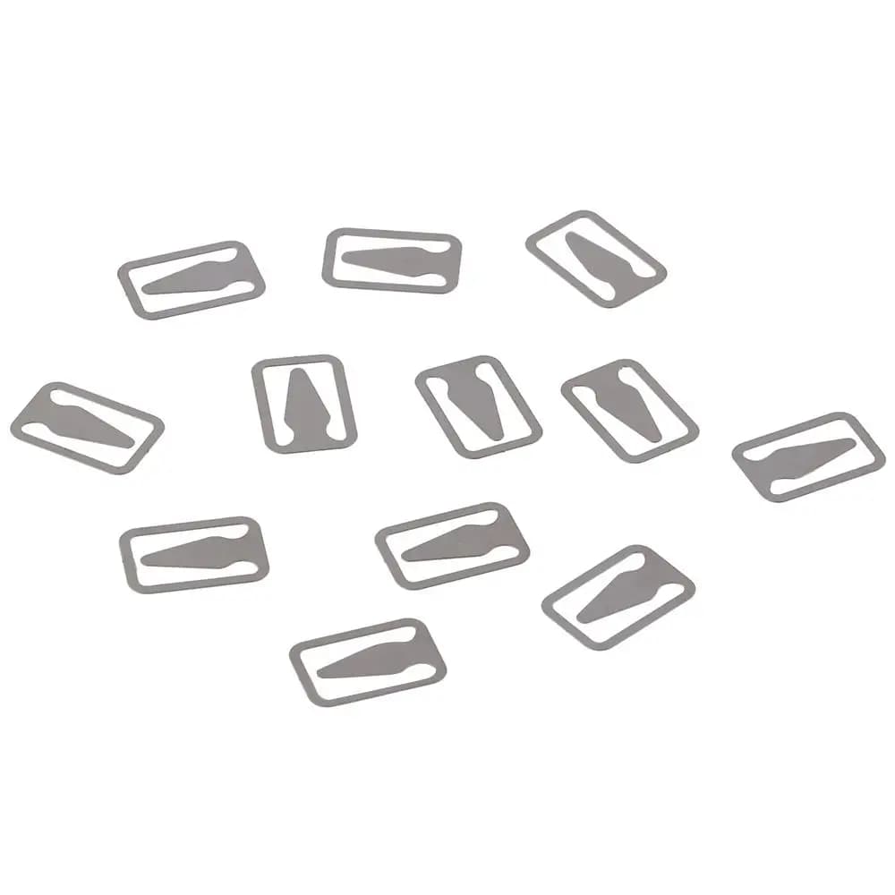 50 Metal Book Line Markers Silver Portable Book Page Markers Multifunctional Hollow Out Book Marker Clip Reading
