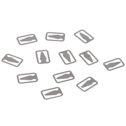 50 Metal Book Line Markers Silver Portable Book Page Markers Multifunctional Hollow Out Book Marker Clip Reading