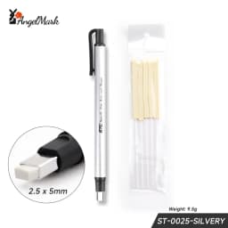 AngelMark Eraser Retractable Automatic Pencil Rubber High Precision Pencil Eraser Correction Tools School Office Stationery