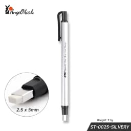 AngelMark Eraser Retractable Automatic Pencil Rubber High Precision Pencil Eraser Correction Tools School Office Stationery