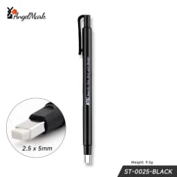 AngelMark Eraser Retractable Automatic Pencil Rubber High Precision Pencil Eraser Correction Tools School Office Stationery