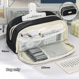 Stylish and Practical Pencil Bag with Large Capacity and Multiple Sections for Stationery Storage Pencil Case Back To School
