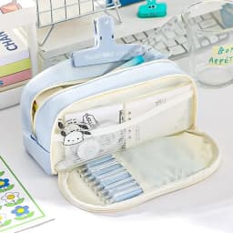 Stylish and Practical Pencil Bag with Large Capacity and Multiple Sections for Stationery Storage Pencil Case Back To School