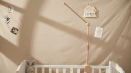 Let's Make Baby Rattle Toy 0-12 Months Wooden Mobile Newborn Music Box Bed Bell Hanging Toys Holder Bracket Infant Crib Toy Gift