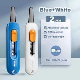 Deli Utility Knife Multipurpose Pocket Knife нож Paper Box Cutter Letter Opener Anti-sticking Retractable Blade for Home Office