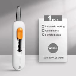 Deli Utility Knife Multipurpose Pocket Knife нож Paper Box Cutter Letter Opener Anti-sticking Retractable Blade for Home Office