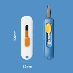 Deli Utility Knife Multipurpose Pocket Knife нож Paper Box Cutter Letter Opener Anti-sticking Retractable Blade for Home Office