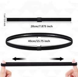 Homefish 5Pcs Candy Color Sports Headband Anti‑slip Elastic Sweatband for Women Men Yoga Running Football Fitness Hair Bands