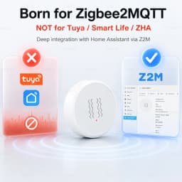 Smart Zigbee Vibration Sensor Door Window Drawer Safe Detection Real-Time Drop Motion Shock Alarm for Work With Zigbee2MQTT