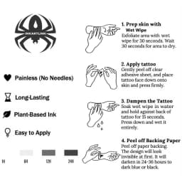 Nothing Is Impossible Temporary Tattoo,Lasts To 15 Days New Technology Magic Waterproof Semi Permanent Sticker