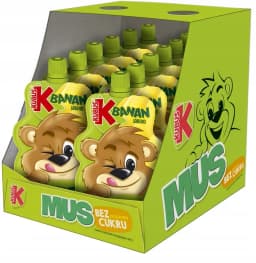 Winnie Mus 100% Mix 4 Flavors Fruit Mousse 100 G x 48 pieces