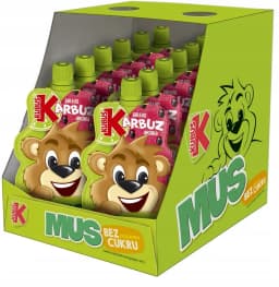 Winnie Mus 100% Mix 4 Flavors Fruit Mousse 100 G x 48 pieces