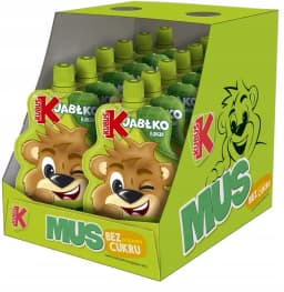 Winnie Mus 100% Mix 4 Flavors Fruit Mousse 100 G x 48 pieces