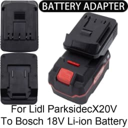 Adapter for Ryobi/Bosch/Hitachi 18V LI-ion Tools Convert to Lidl Parkside X20V Li-ion Battery Adapter Power Tool Accessories