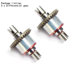 Upgrade Parts Wltoys 124019 124018 124016 124017 144001 1/12 1/14 RC Car Metal Main Central Axle Drive Shaft Differential Gear