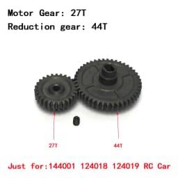 Upgrade Parts Wltoys 124019 124018 124016 124017 144001 1/12 1/14 RC Car Metal Main Central Axle Drive Shaft Differential Gear