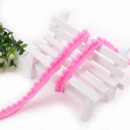 5-10 Yards Lace Decoration Ball Mini Pompom Fabric Ball Woven Lace Tassel Ribbon DIY Material Craft Clothing Sewing Accessories