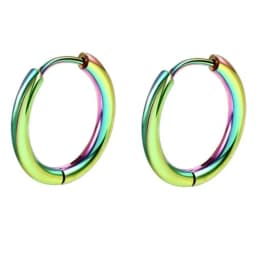 8/10/12/14/16/18/20mm Huggies Hoop Earring Helix Piercing Cartilage Hoops Tragus Earring Lobe Jewelry Pink Unisex Rook Earrings