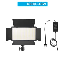 Nagnahz U800+ LED Video Light Photo Studio Lamp Bi-Color 2500K-8500k Dimmable with Tripod Stand Remote for Video Recording Para