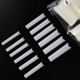 3XL Long Coffin/Square Acrylic False Nail Tip Half Cover C Curved Straight Nail Tips Manicure Nail Art Decoration ToolFake Nails