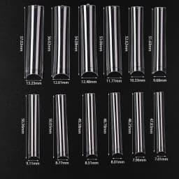 3XL Long Coffin/Square Acrylic False Nail Tip Half Cover C Curved Straight Nail Tips Manicure Nail Art Decoration ToolFake Nails