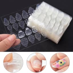 3XL Long Coffin/Square Acrylic False Nail Tip Half Cover C Curved Straight Nail Tips Manicure Nail Art Decoration ToolFake Nails
